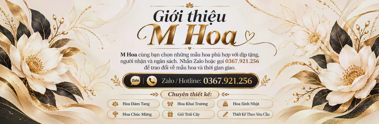 Ảnh bìa Shop hoa tươi Quận 3 - Chọn hoa theo câu chuyện của bạn